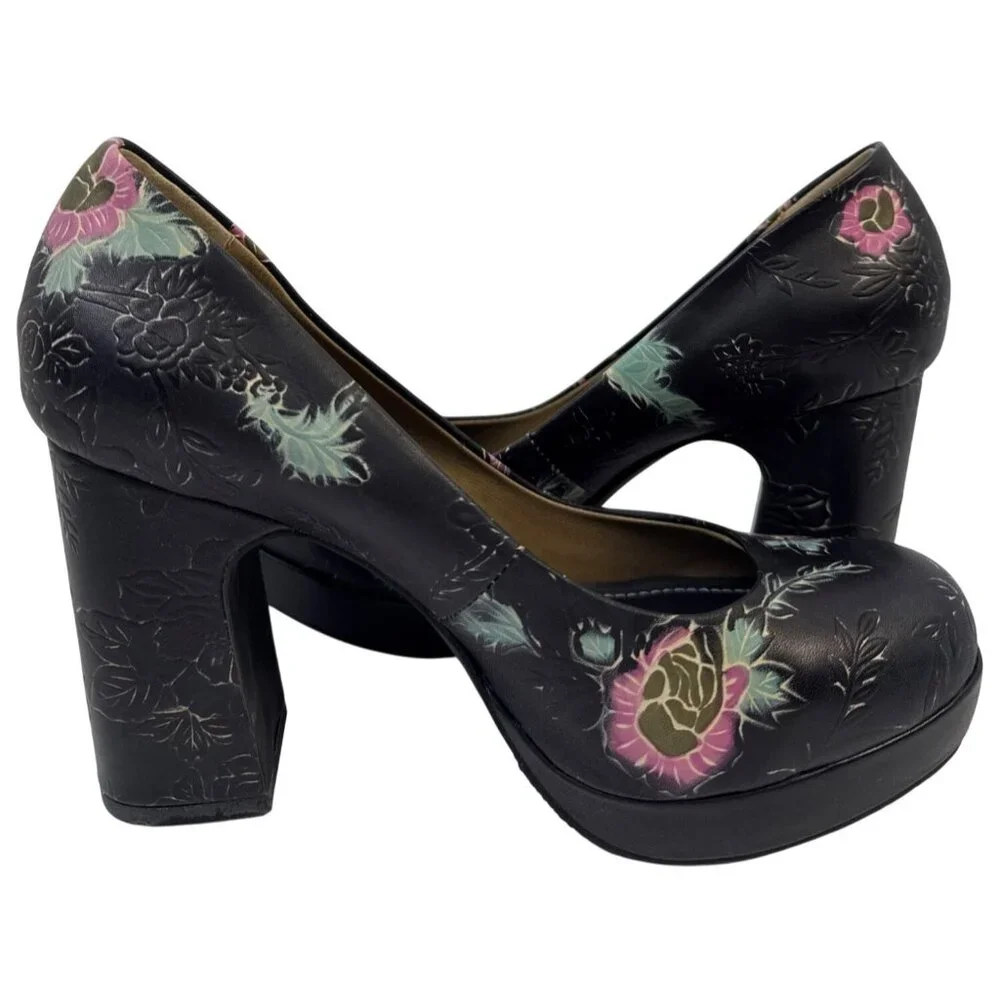 L'Artiste Spring Step Julianna Pump‎ Platform Floral High Heel 10.5-11 EU 42